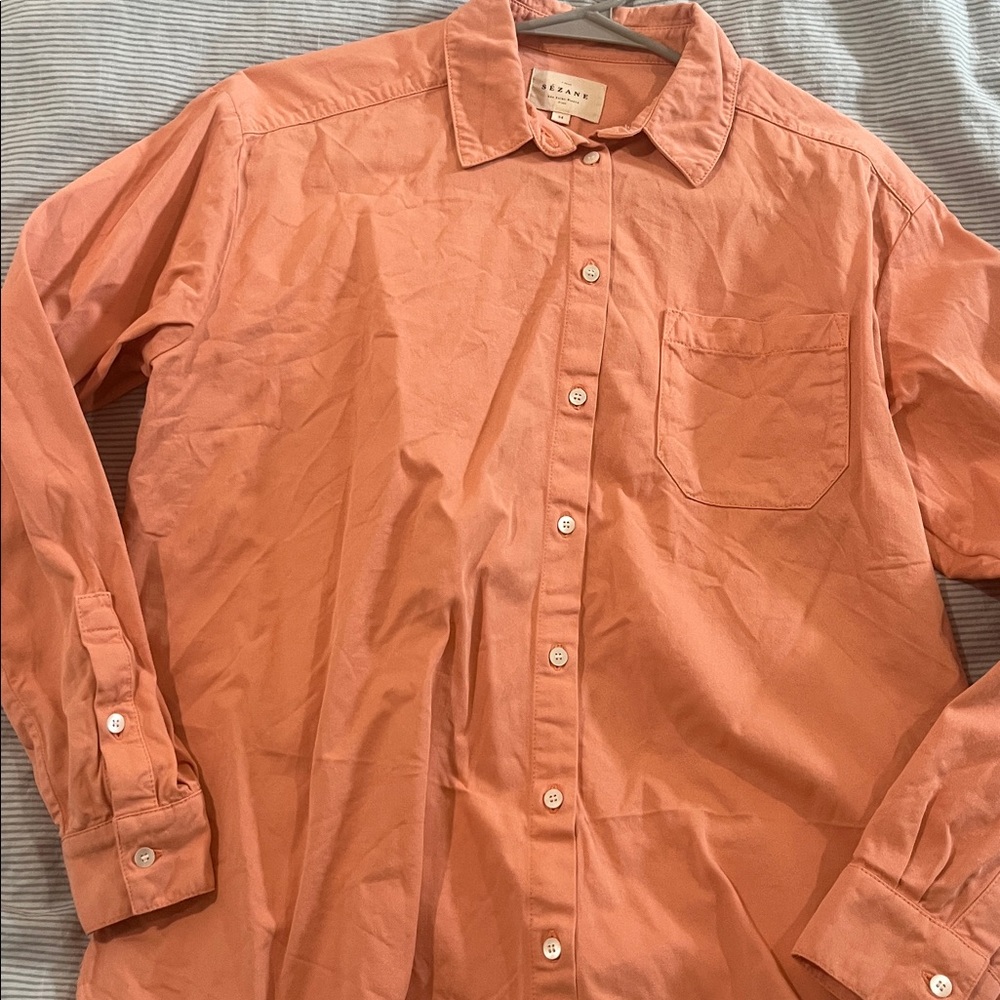 Sezane Max Button Down Top - image 5